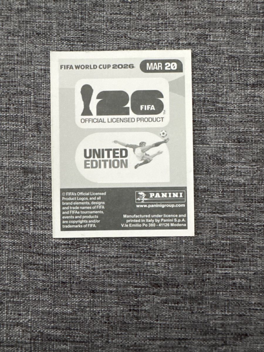 Panini Carte collezionabili: Panini WM 2026 - MAR 20 – Nuovo e nell'imballaggio originale da Fribourg venduto da wor_lp9t 1