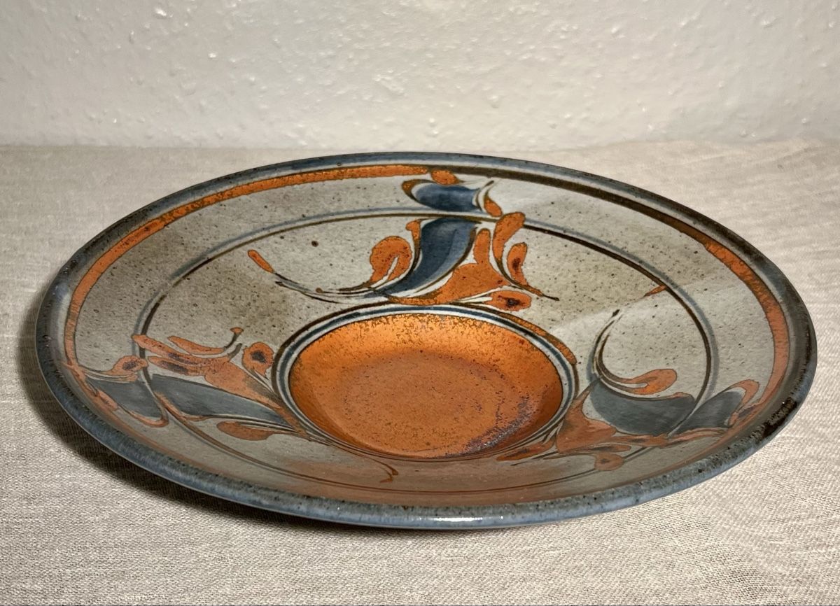 Piatti di portata: Plat décoratif ARTPOT, grès tourné et peint main – Nuovo (secondo la descrizione) da Genève venduto da DELIRBEADS 5
