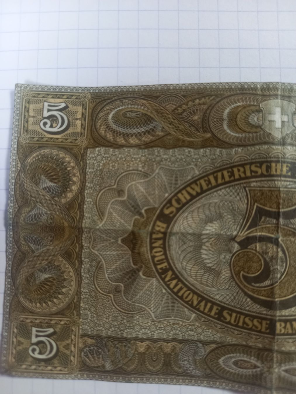 Banconote: Banconota 5 fr 1951 – Usato da Minusio venduto da epp_cty9 4