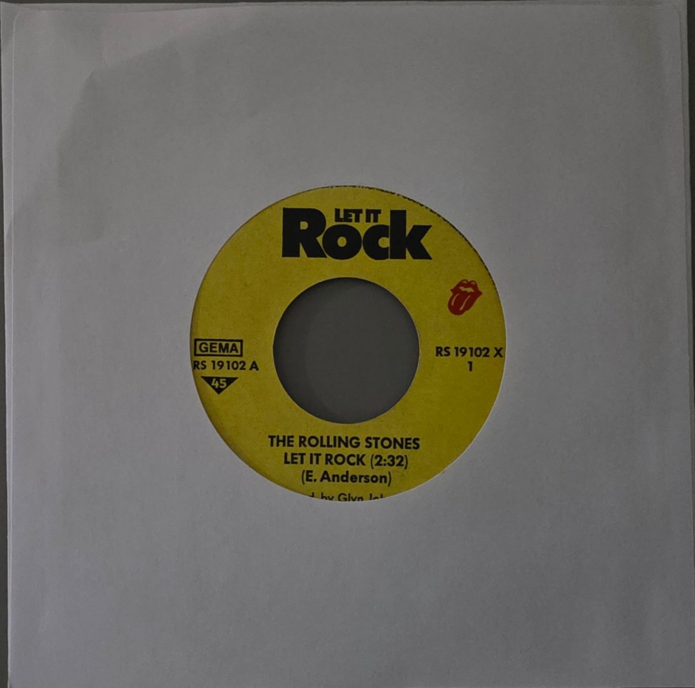 Schallplatten: The Rolling Stones Single – Let It Rock – Gebraucht aus Root von atelier22 1