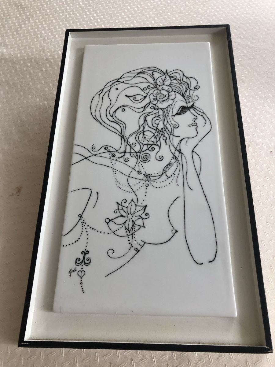 Foto & Immagini: Bild gemalt auf einer Porzellanplatte – Nuovo (secondo la descrizione) da Laufen venduto da woody9 2