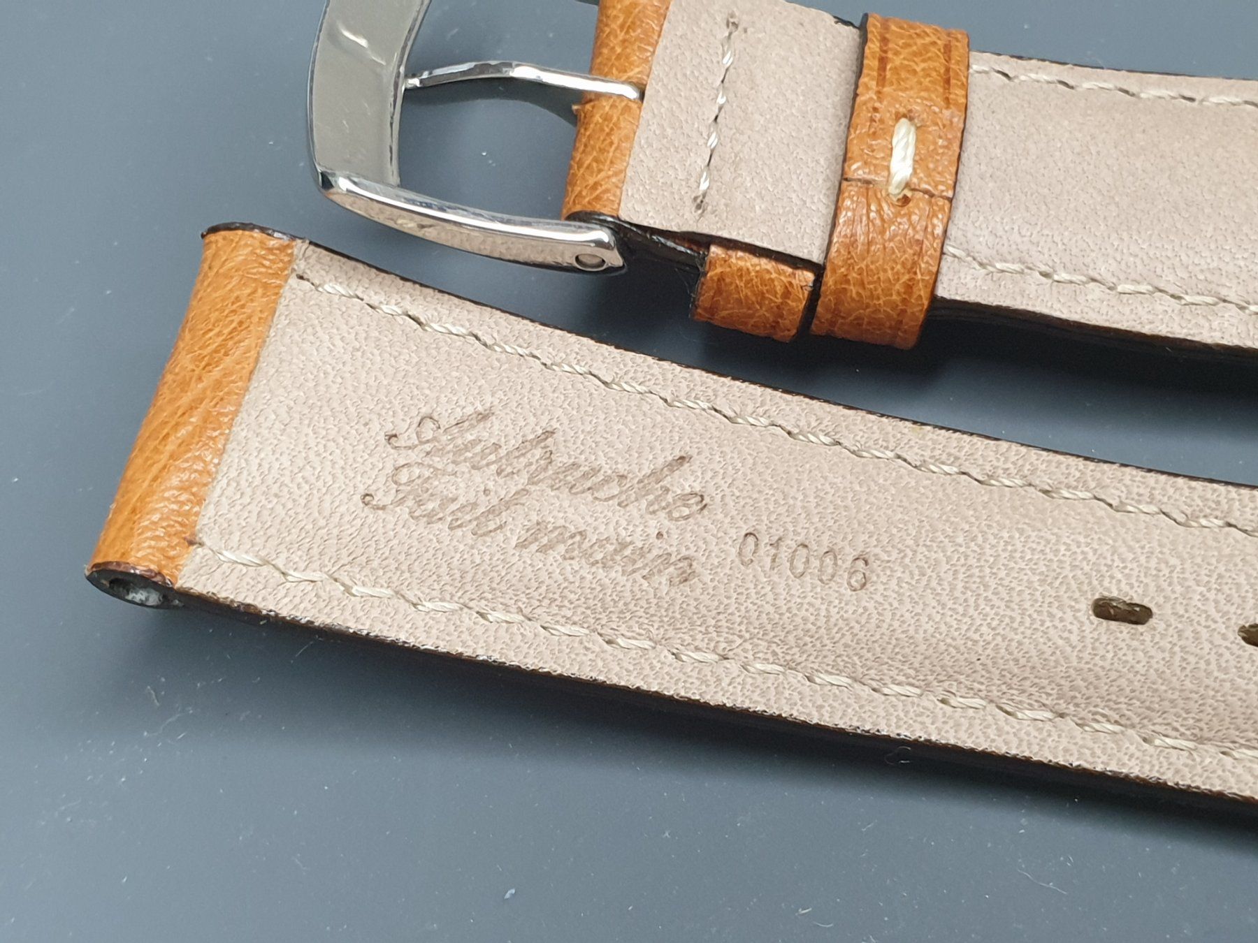 Armbänder & -reifen: Straussenleder Armband 18mm – Gebraucht aus Neyruz FR von Flyback 4