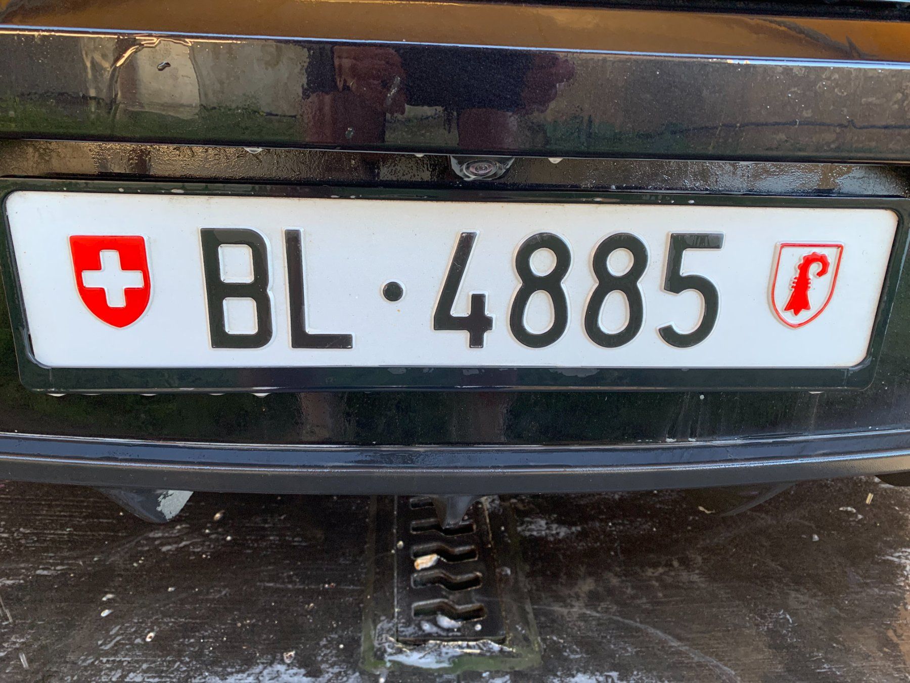 Insegne: Kontrollschild BL 4885 (Auto) – Usato da Burg im Leimental venduto da Anna_Wiener