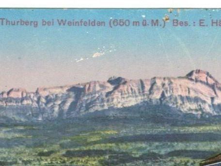 Cartoline postali: AK Restaurant Thurberg bei Weinfelden – Usato da Zürich venduto da Tolima194 2
