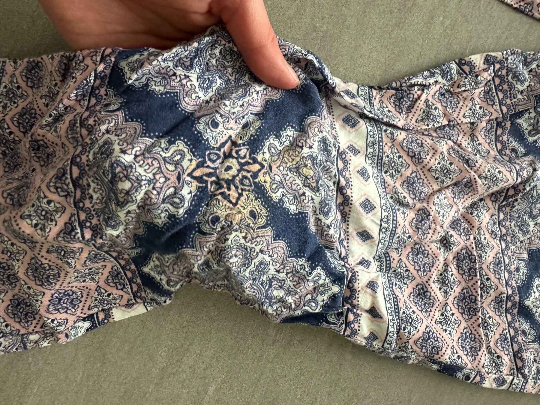 Pantaloni: Sommerhose von Chicoree, Grösse M, mit Muster – Usato da Boniswil venduto da sunnebluemeli 3
