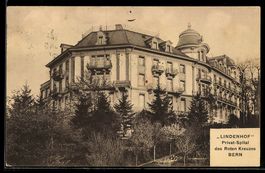 AK Bern, Lindenhof, Privat-Spital des Roten Kreuzes
