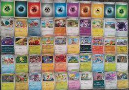 Tolles Lot Pokémon Karten mit Energie Karten wie NEU