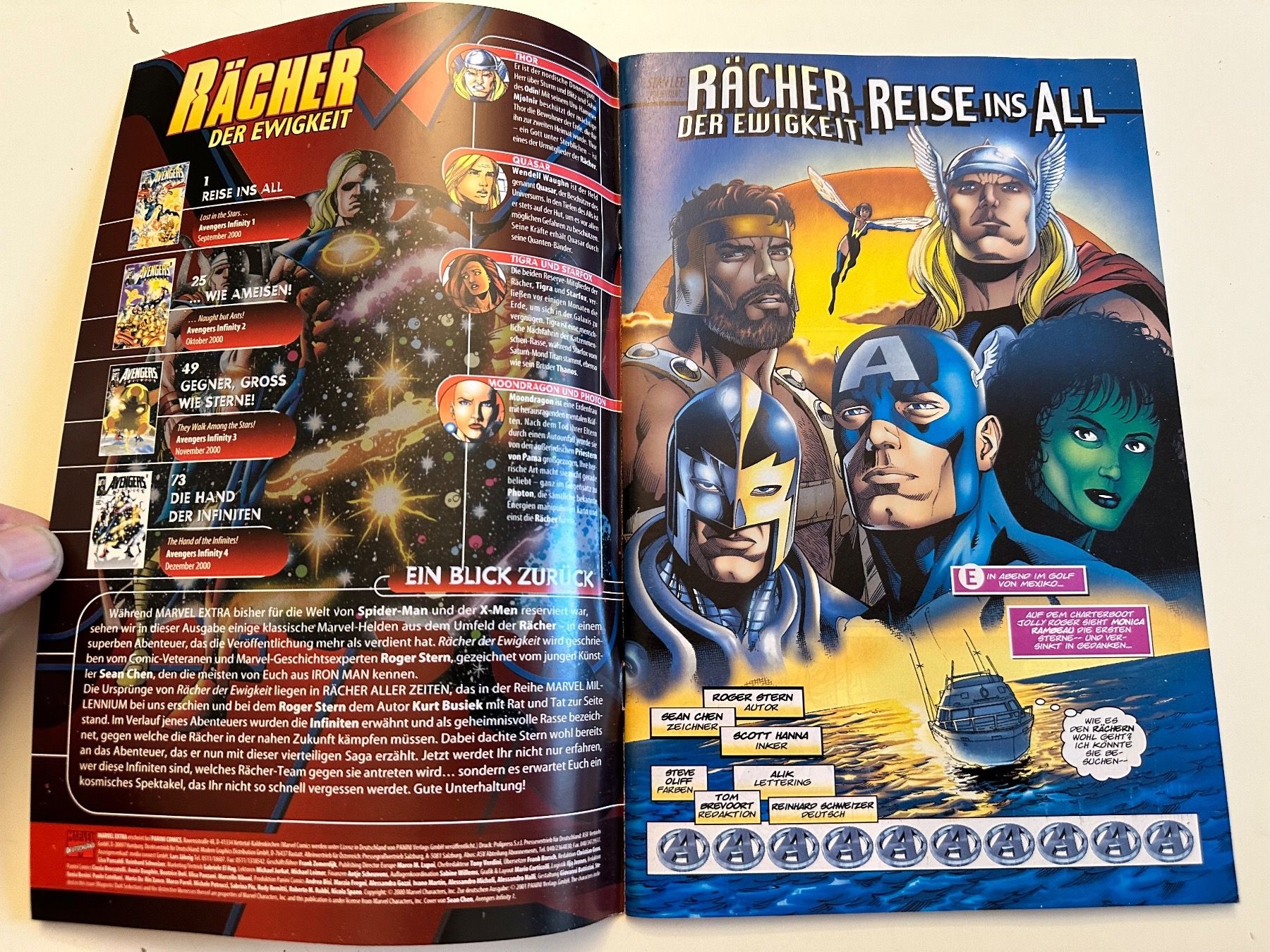 Fumetti: RÄCHER DER EWIGKEIT 7 - MARVEL EXTRA - MARVEL DEUTSCHLAND – Usato da Münsingen venduto da Ganjam 2
