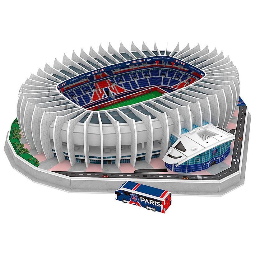 Puzzle: PSG Paris Saint Germain 3D Stadion Puzzle – Nuovo e nell'imballaggio originale da Wil SG venduto da Football-Legends 2