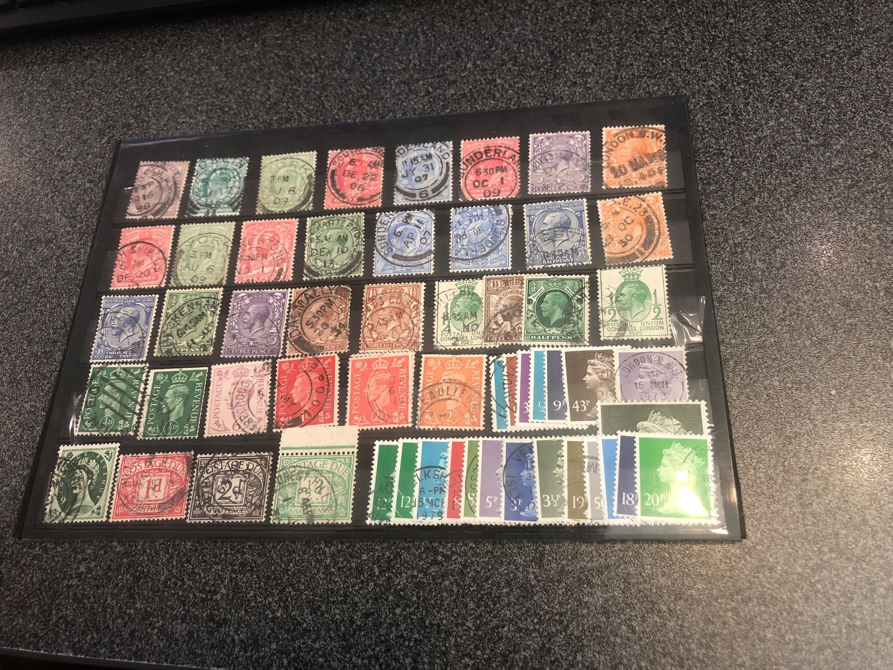 Alle Briefmarken: British Stamps with nice cancellations! – Gebraucht aus Winterthur von SchatzchischtliWinti