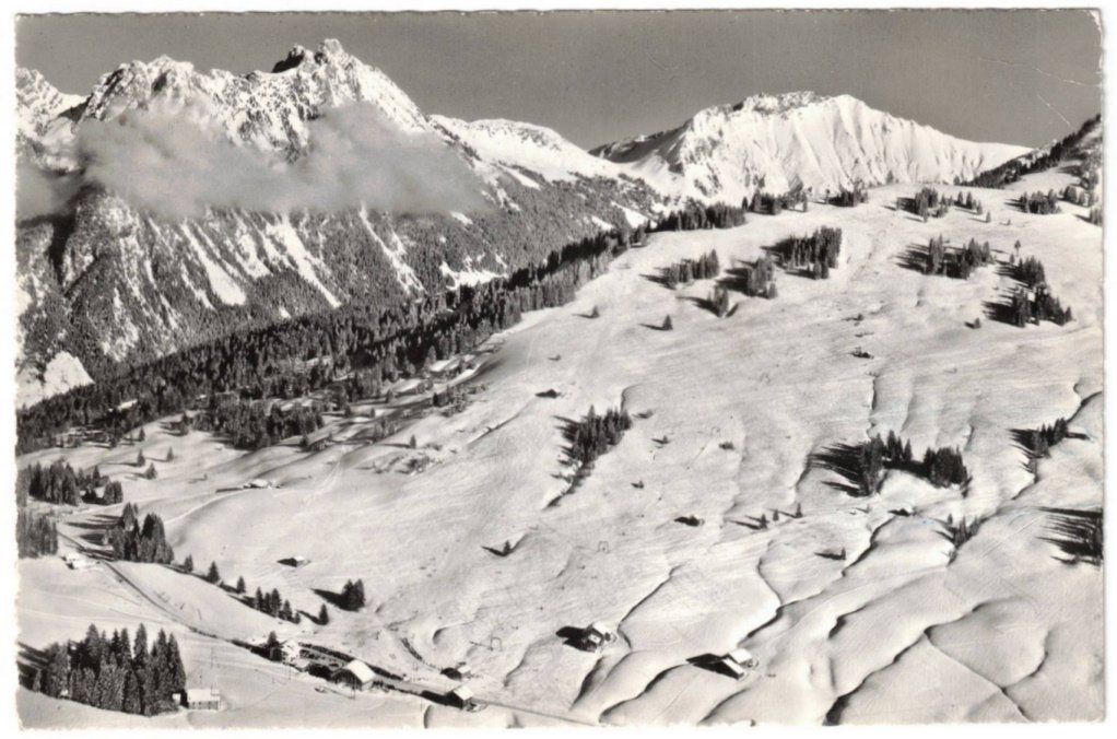 Cartoline postali: Col des Mosses - Restaurant + Skilift Lécherette – Usato da Binningen venduto da Mountainrider