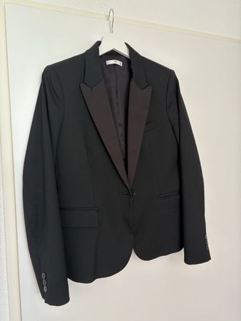 Elegante Mango Blazer Jacke, Schwarz, Gr. 38 - Top Zustand!