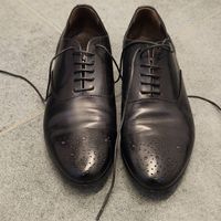 Designer Andy Jllien Leder Anzugsschuhe im Oxfordstil