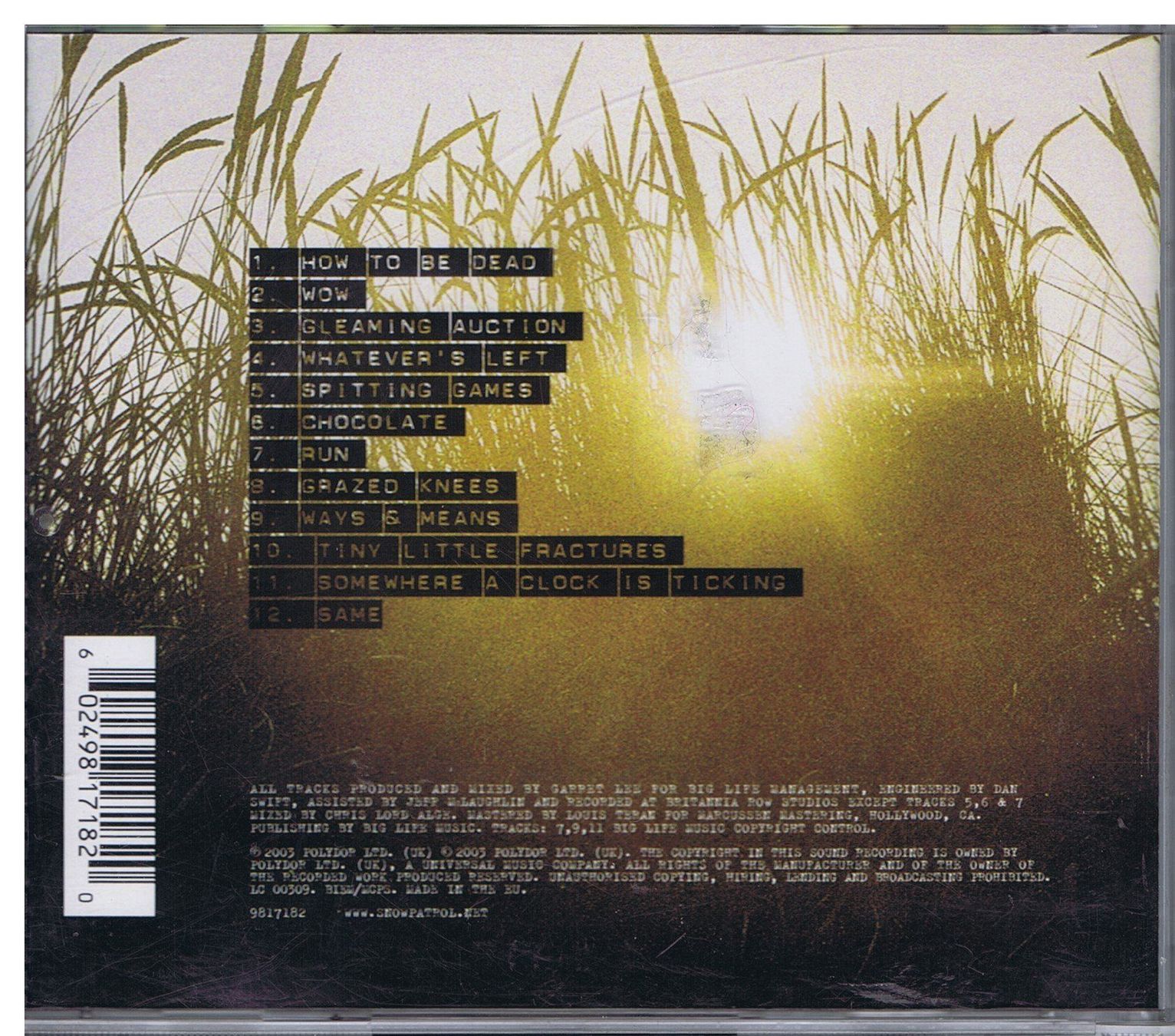 CDs: Snow Patrol / Final Straw (2004) – Gebraucht aus Unterengstringen von Lastchance 1