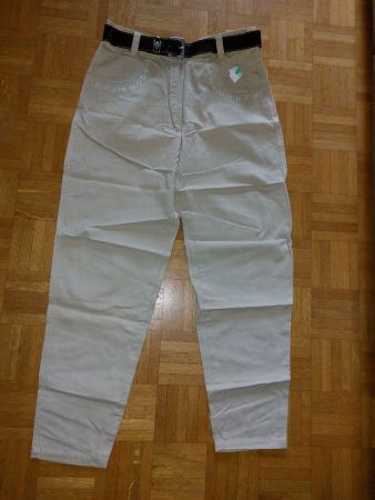 neue Jeans / Hose, Grösse 42, sandfarben