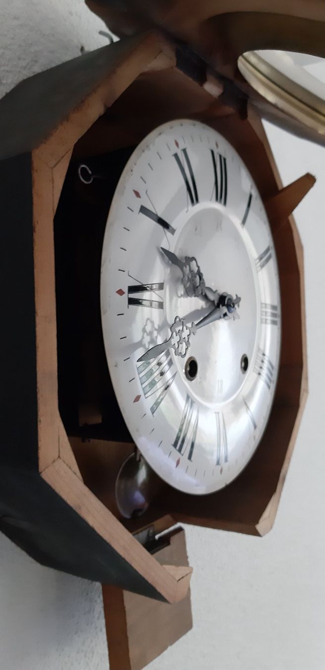 Stand- & Wanduhren: Franz. Wanduhr Oeil de Boeuf ca. 1920 – Gebraucht aus Balterswil von Jolie6 4