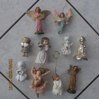 Engel-Figuren Set, 10-teilig