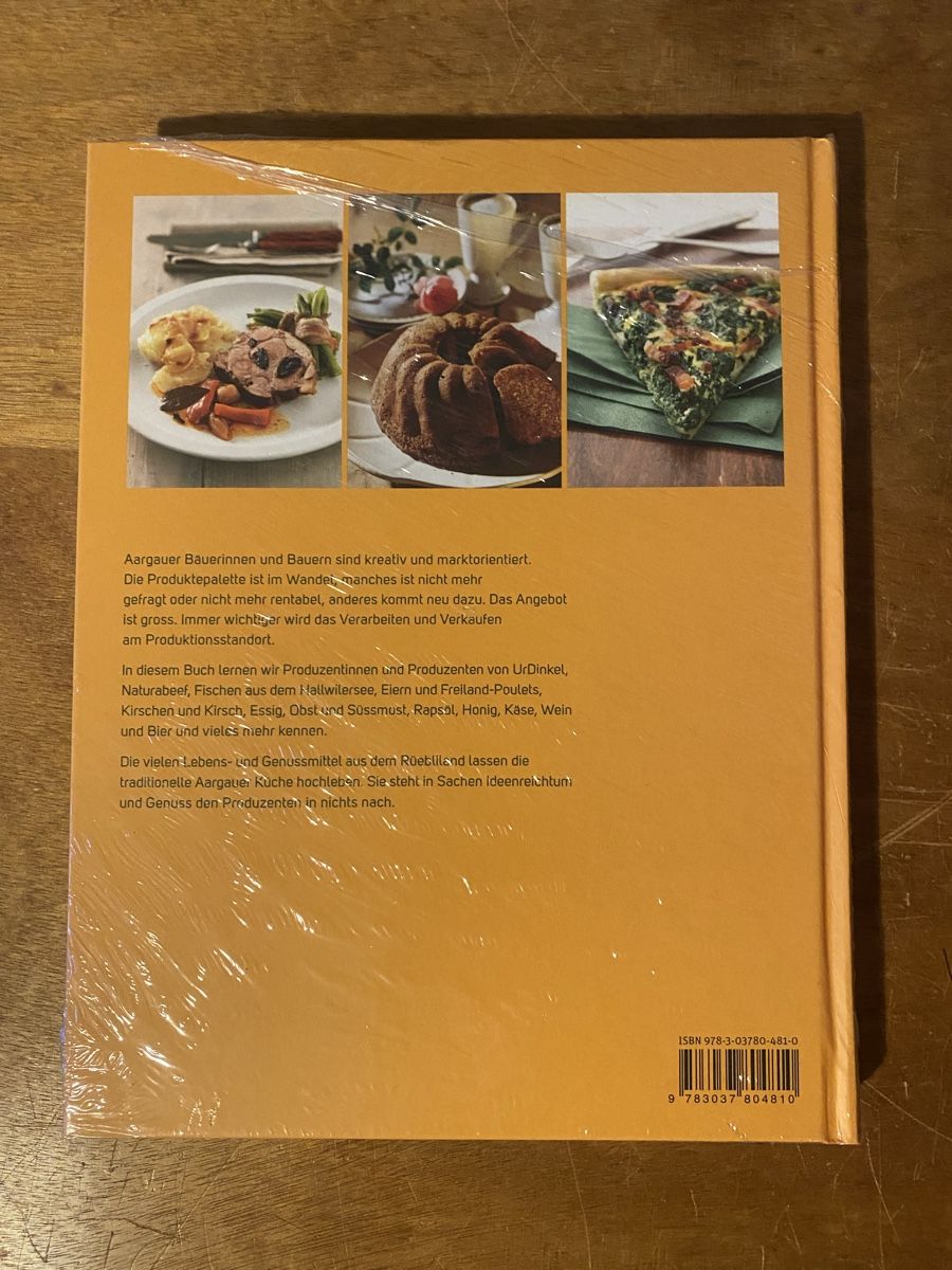 Libri: Aargauer Chuchi Kochbuch – Nuovo e nell'imballaggio originale da Zürich venduto da WWehrle 1