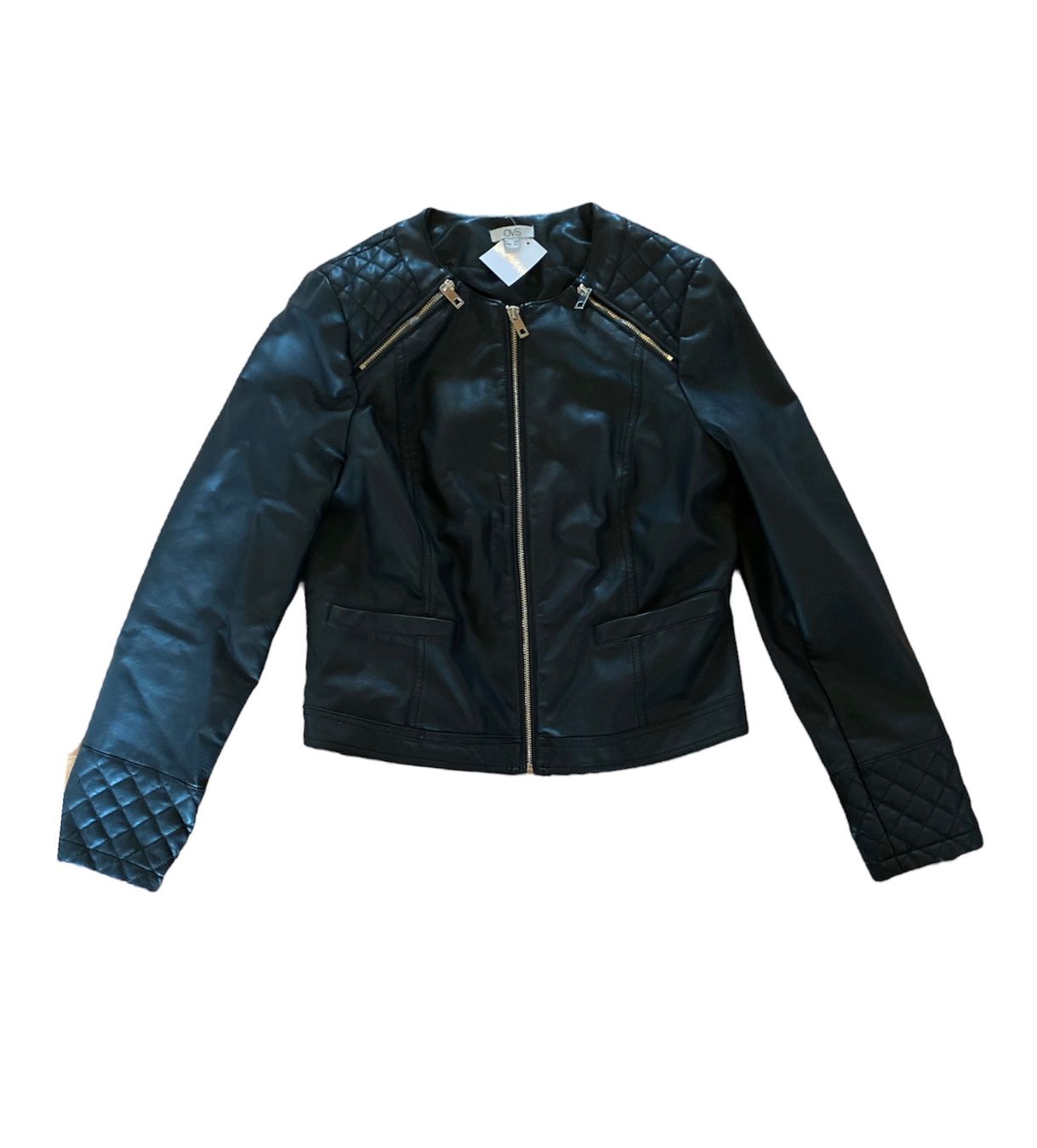 Giacche: Kunstlederjacke schwarz Gr. 42 – Usato da St.Gallen venduto da maierm01