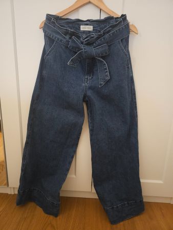 Wide leg - Blue denim - Grösse 38