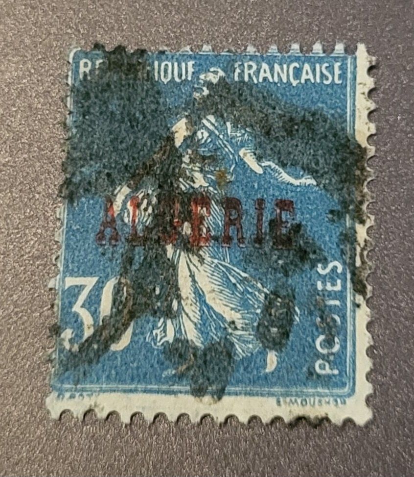Tutti i francobolli: Algerien 1925 alte briefmarke – Usato da St Gallen venduto da Stampsalshobby