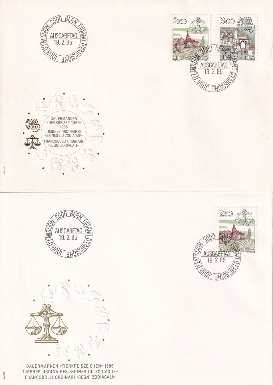Tutti i francobolli: Lot 10 Briefe FDC 1982 - 1986 – Usato da Rossa venduto da becky05 3