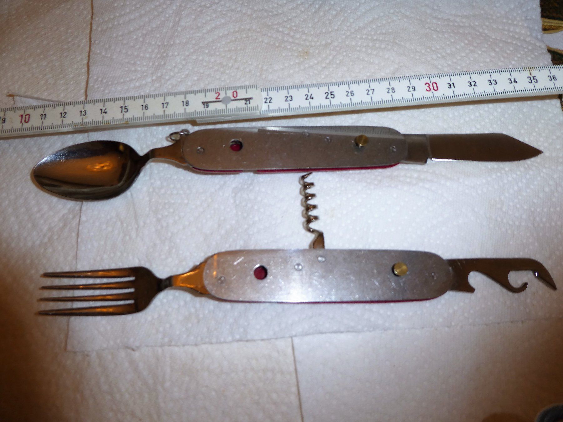 Schweizer Armee Taschenmesser: SACKMESSER ALS BESTECK ERÖFFNER KONSERVENÖFFNER USW. – Gebraucht aus Spreitenbach von jaro1944 4