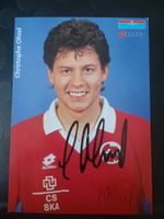 Christophe Ohrel - handsignierte SFV Karte - 🇨🇭⚽