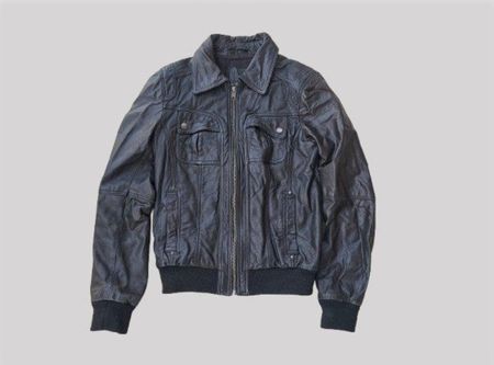 Damen-Kunstlederjacke schwarz YES OR NO, Grösse S
