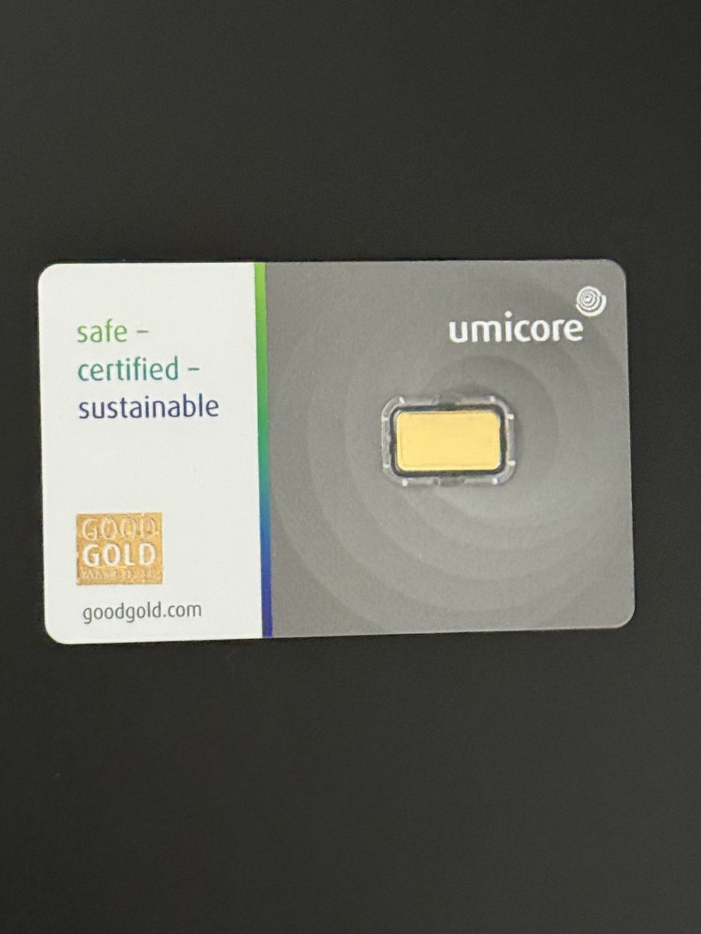 Metalli preziosi: Goldbarren 1g Umicore – Nuovo e nell'imballaggio originale da Untersiggenthal venduto da byiggy