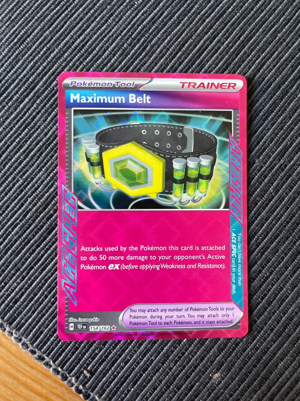 Pokémon Sammelbilder & Trading cards: Pokemon Maximum Belt Tool Temporal Forces englisch – Neu (gemäss Beschreibung) aus Wabern von Collectfun