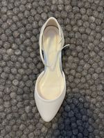 Brautschuh Khloe Gr. 42 Ivory Satin Rainbow Club