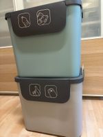 Rotho Jive Aufbewahrung - 2er Set Recycling Müllsystem 30L