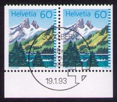 1993_837H3_Markenheft Bergsee_ET-VO PAAR teilUNgezähnt !!