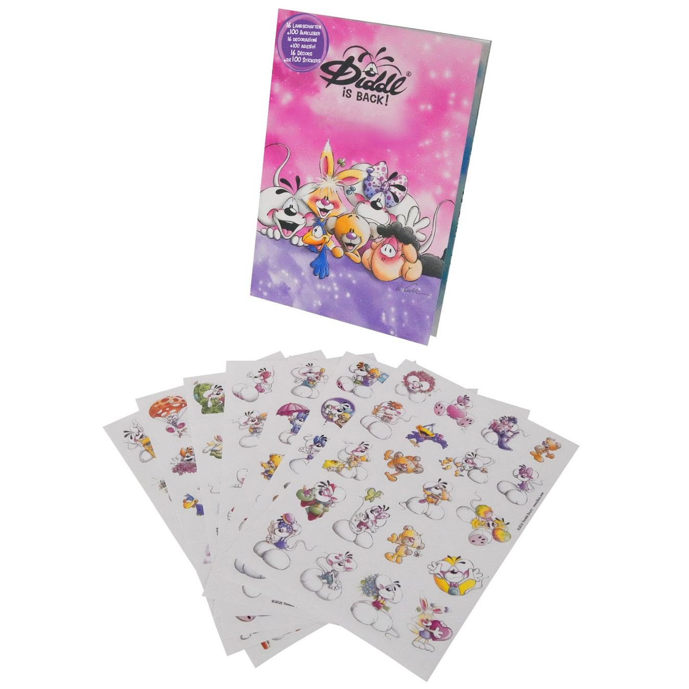 Sticker: Diddl is back -Diddl A5 Stickerheft – Nuovo e nell'imballaggio originale da Birmensdorf ZH venduto da RehliAllerlei
