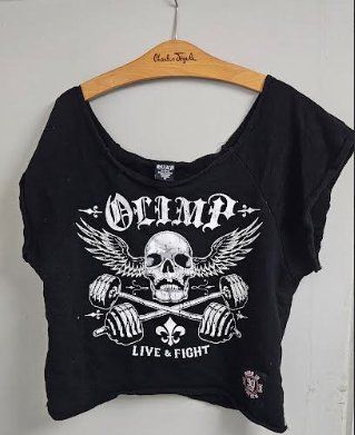 Rag top Olimp noir taille M - Vintage bodybuilding