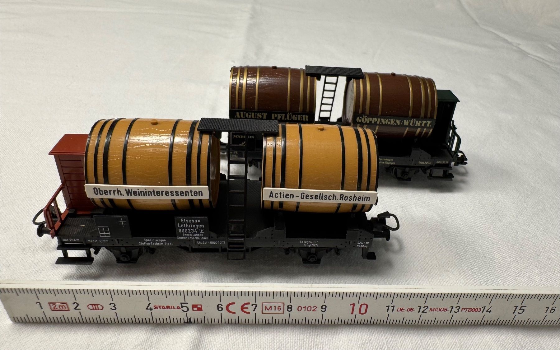 Lima Modellini di ferrovie: Lima 4 Weintransportwagen Spur H0 – Usato da Wettingen venduto da 1coni1 1