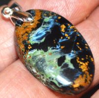 Anhänger L-8068 – Pietersit Cabochon 30x18mm