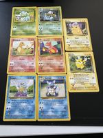 8 Pokemon Karten Base Set 