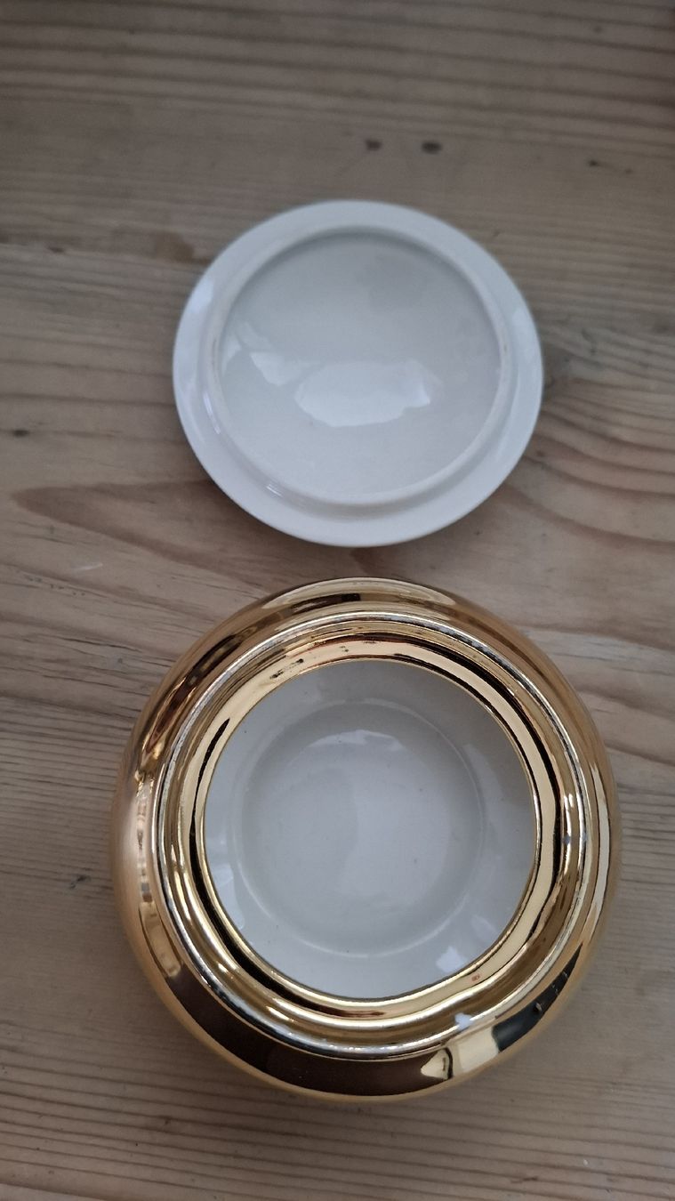 Kahla Zuccheriere: Echt Gold Schmuckdose Rarität – Usato da Buochs venduto da regenbogen7365 3