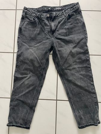 Jeans schwarz grau