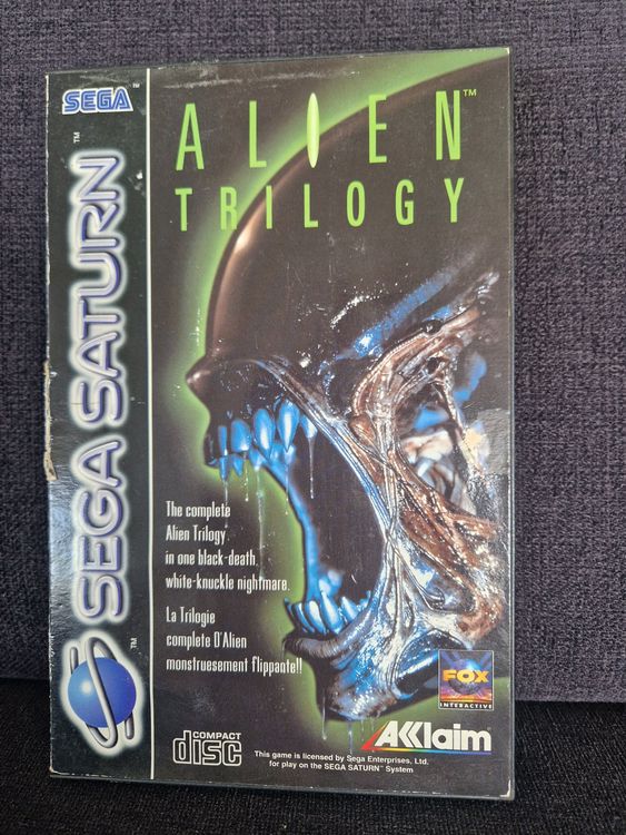 Alien Trilogy - Sega Saturn - Top Zustand - Selten! (Gebraucht) in ...