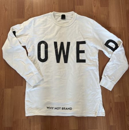 Maglia bianca WHY NOT BRAND unisex - Taglia M - nuovo!