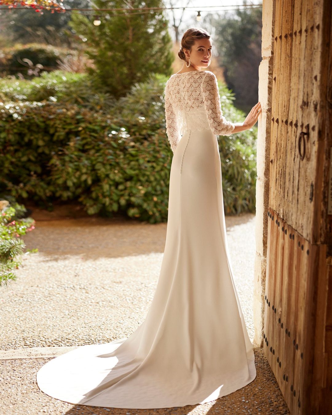 Vestiti: Secondhand Brautkleid Rosa Clara "Dinara", Grösse 38 – Usato da Brunnen venduto da Herzig-Brautmode 1
