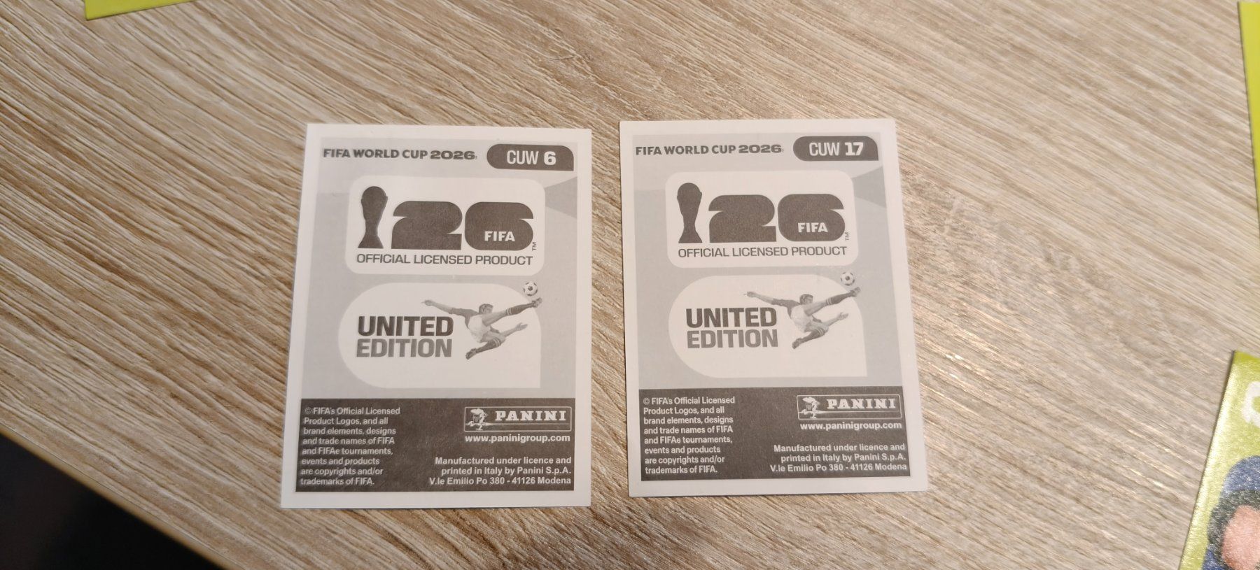 Panini Carte collezionabili: FIFA World Cup 2026 / CUW 6 et 17 – Nuovo (secondo la descrizione) da Plan-les-Ouates venduto da col_vq9g 1