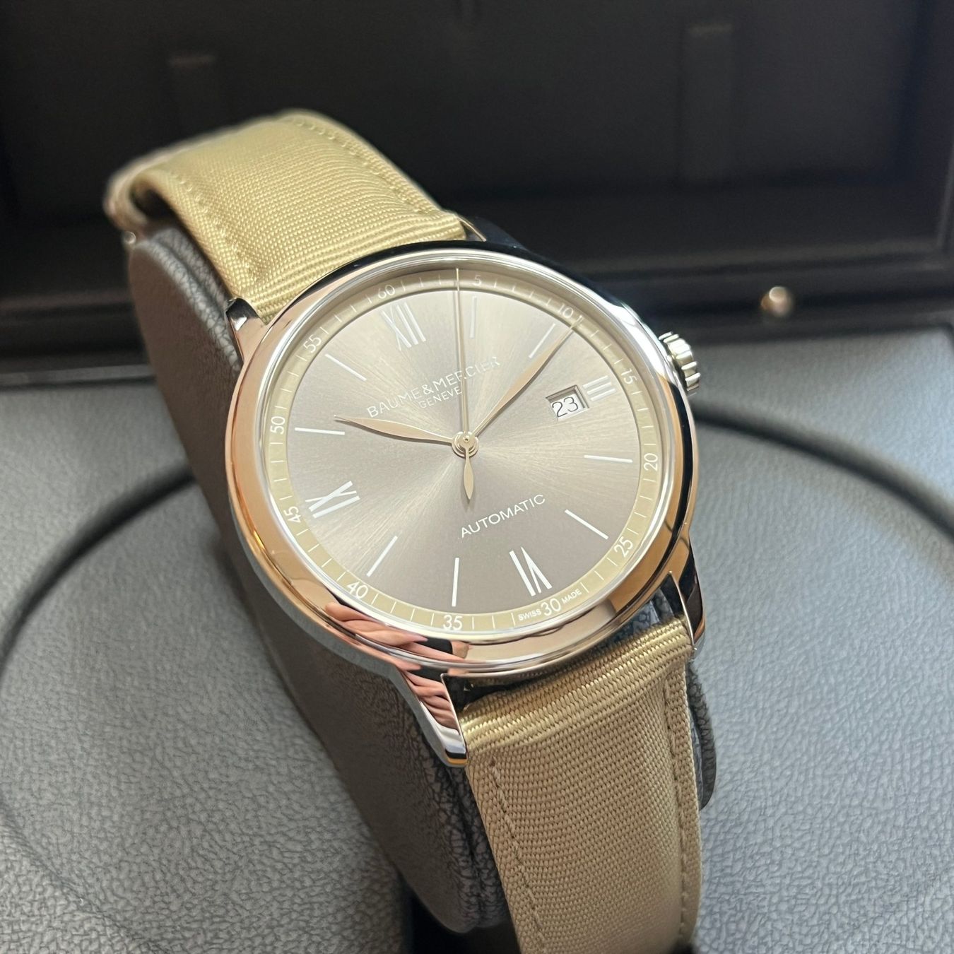Baume & Mercier Orologi: Baume & Mercier Classima Automatic Date Full Set M0A10695 – Usato da Carouge GE venduto da Watchaser 7