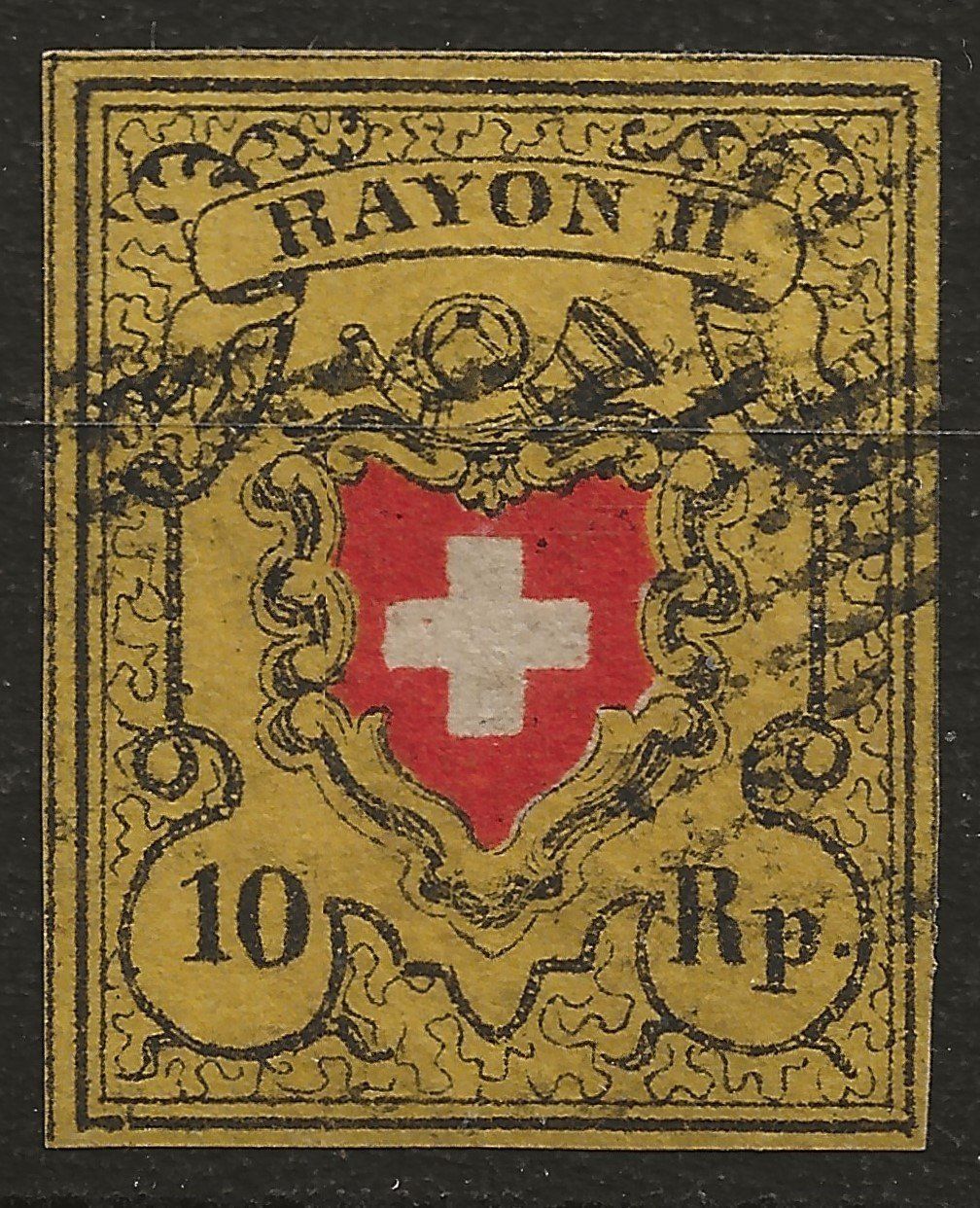 Alle Briefmarken: Rayon II Stein B-LO Type 31 / Fehlerfrei / Attest – Gebraucht aus Zürich von Snoopy74