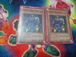 Yu-Gi-Oh Karten Kinetischer Soldat 2 Stück gebraucht