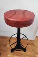 Designer Basketball Barhocker 2er Set aus Leder ***Wie NEU