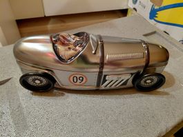 Retro Blechauto / Guetzlidose, Silber, Rarität, Vintage!